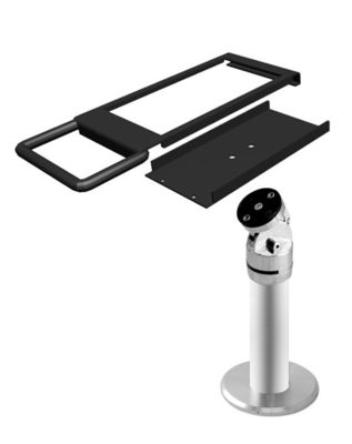 5.5 inch mobile phone full surround metal bracket,umbrella-type rotor ,8cm diameter base