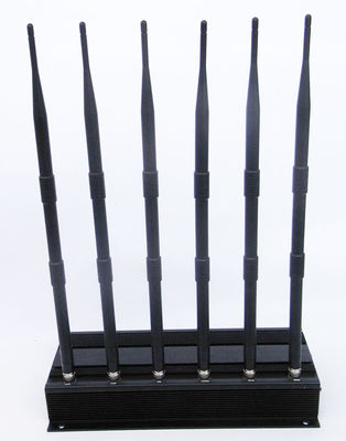 15W 高い発電 6 のアンテナ携帯電話、WiFi、3G の UHF の妨害機