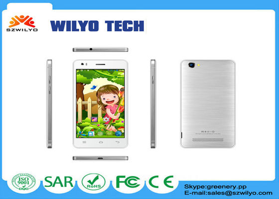 WI6 白 5 インチ スクリーンの Smartphones MT6582 のクォードの中心 WCDMA 3g のアンドロイド