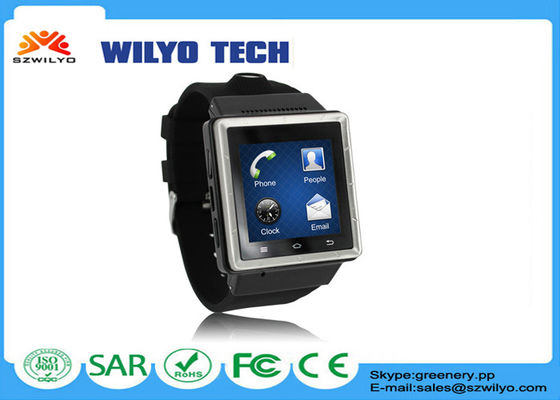 1.54 Inch Smart Watches Android Single Sim Card Gps 2Mp Black Android 4.4 WS06