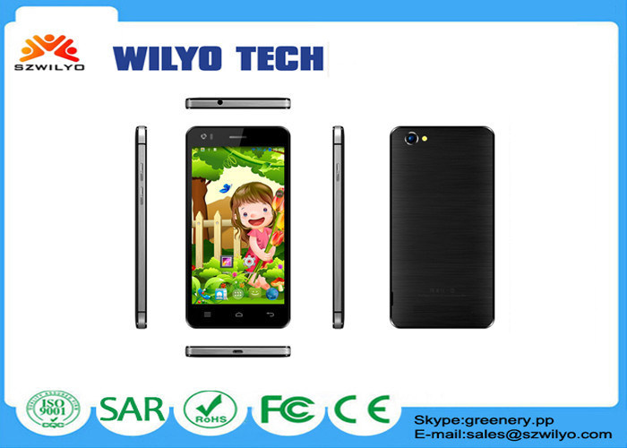 WI6 白 5 インチ スクリーンの Smartphones MT6582 のクォードの中心 WCDMA 3g のアンドロイド